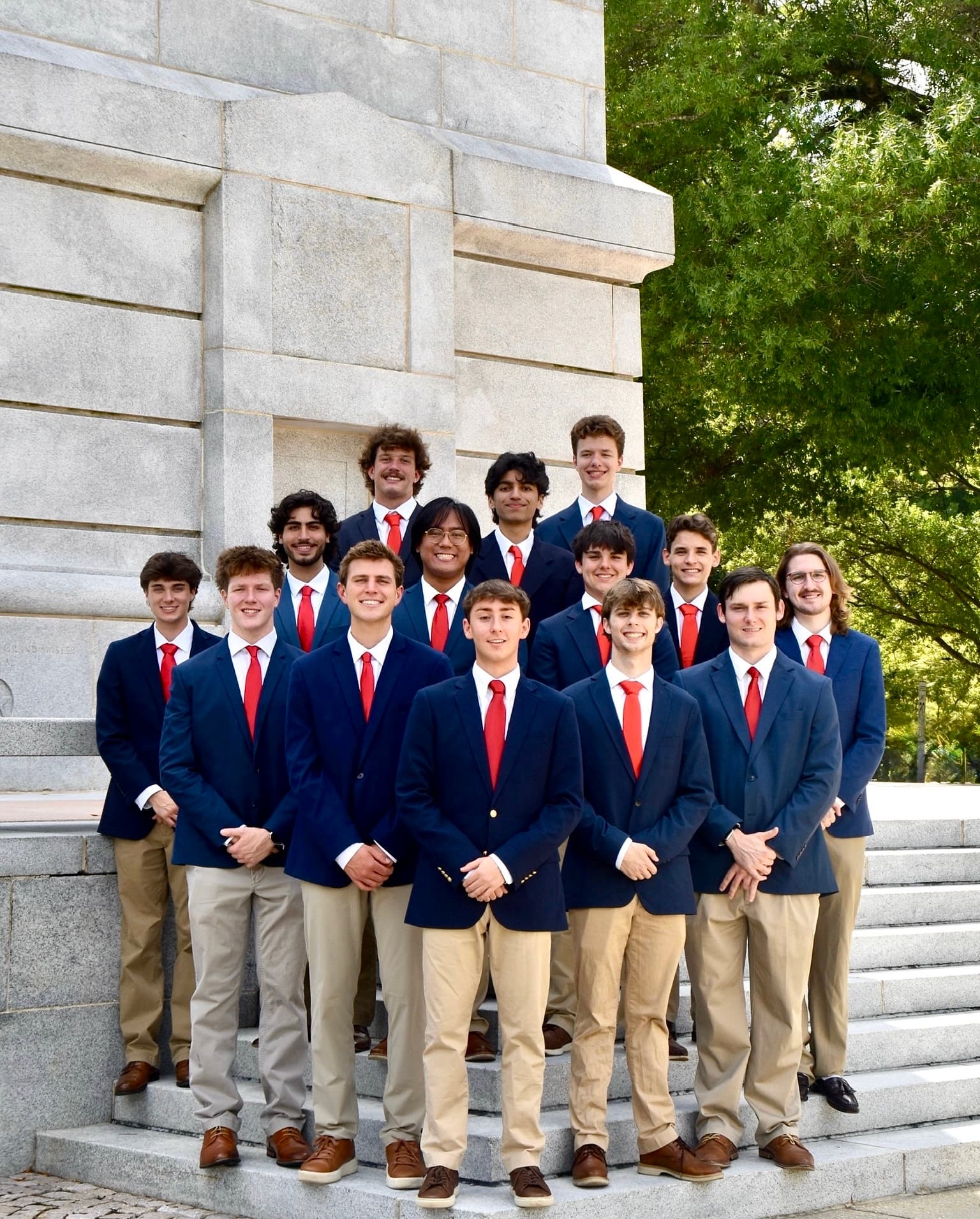 Grains of Time current active ensemble at NC State Memorial Belltower